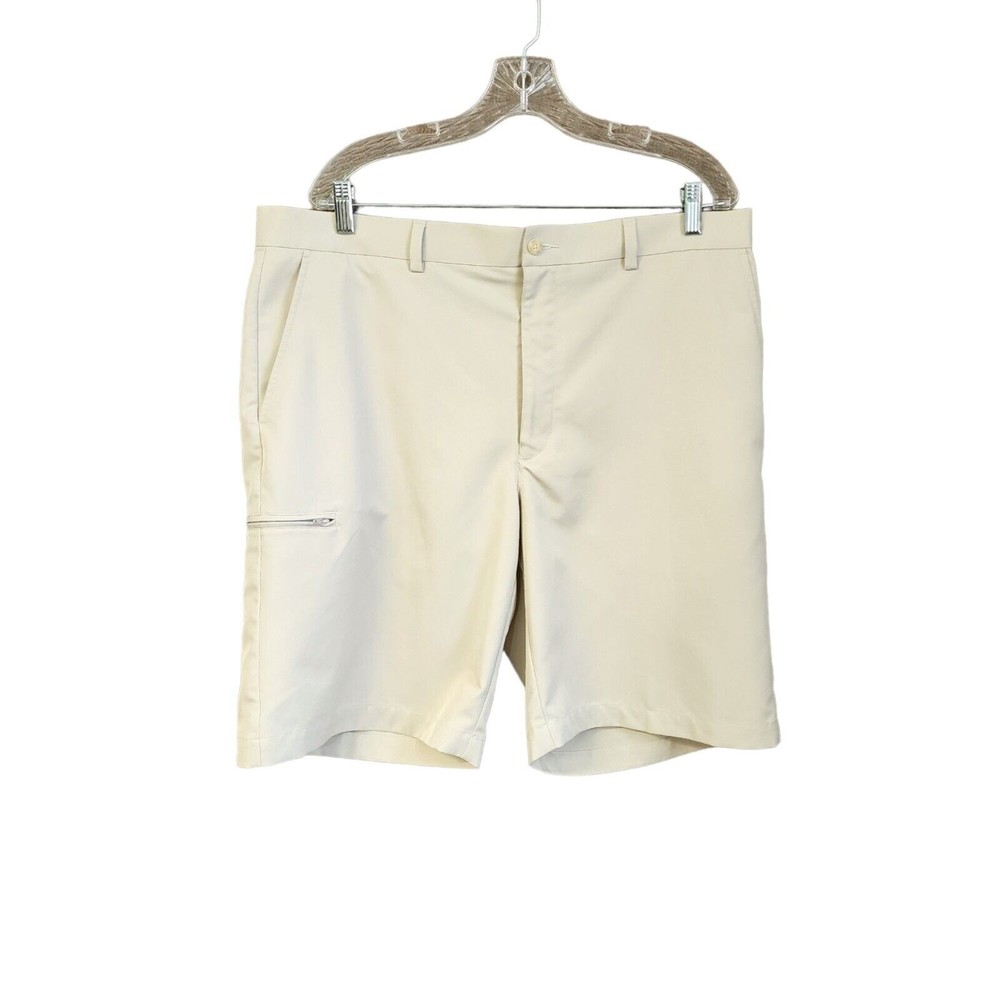 Grand Slam Cream Athletic Shorts